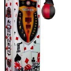 Vente machine à coups de poings rouge et blanche black jack